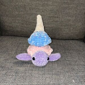 Ice-cream cone turtle plushie